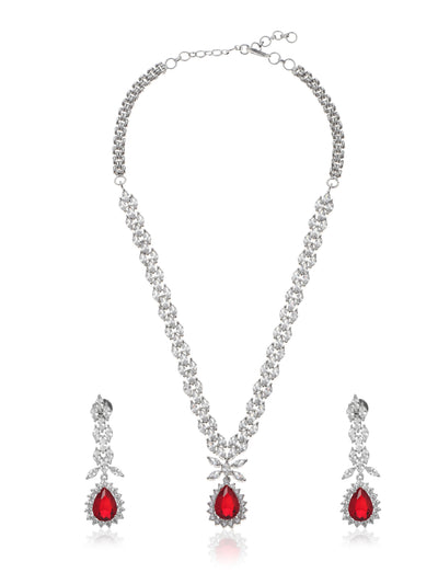 Leafy Gleam Red Diamond Set - Minaki