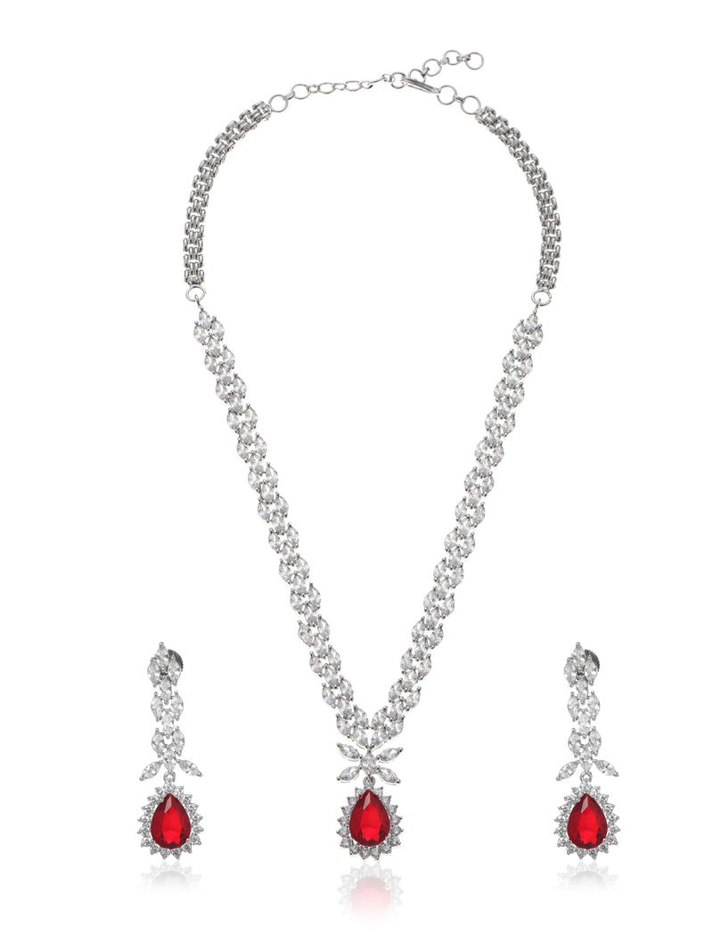 Leafy Gleam Red Diamond Set - Minaki