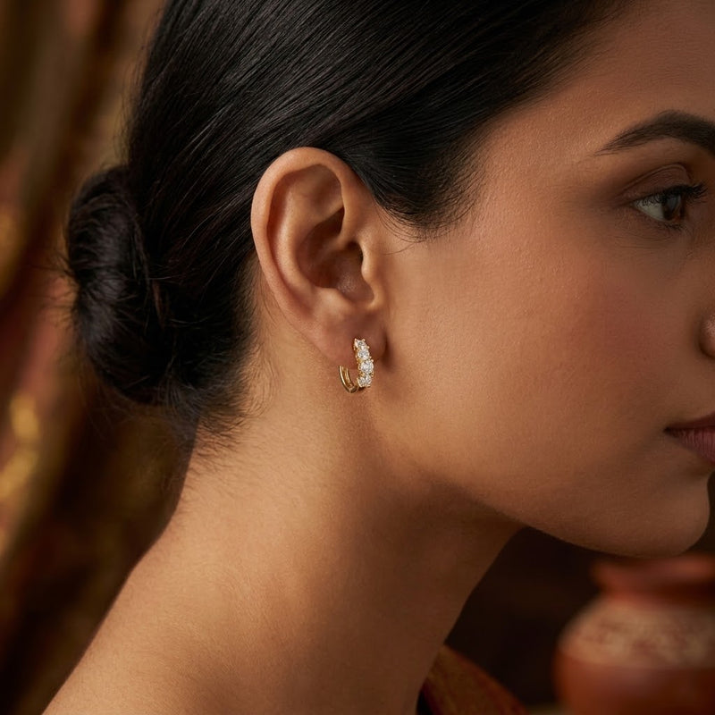 Lumiera Hoop Earrings - Minaki