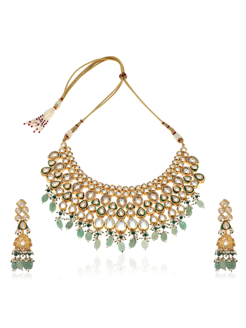 Manikya Mohini  kundan set - Minaki