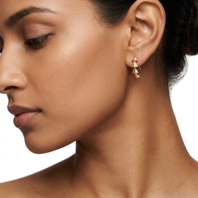 Maschera Hoop Earrings - Minaki