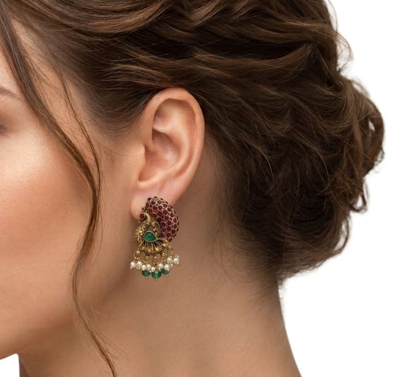 Mayuri Ear Studs - Minaki