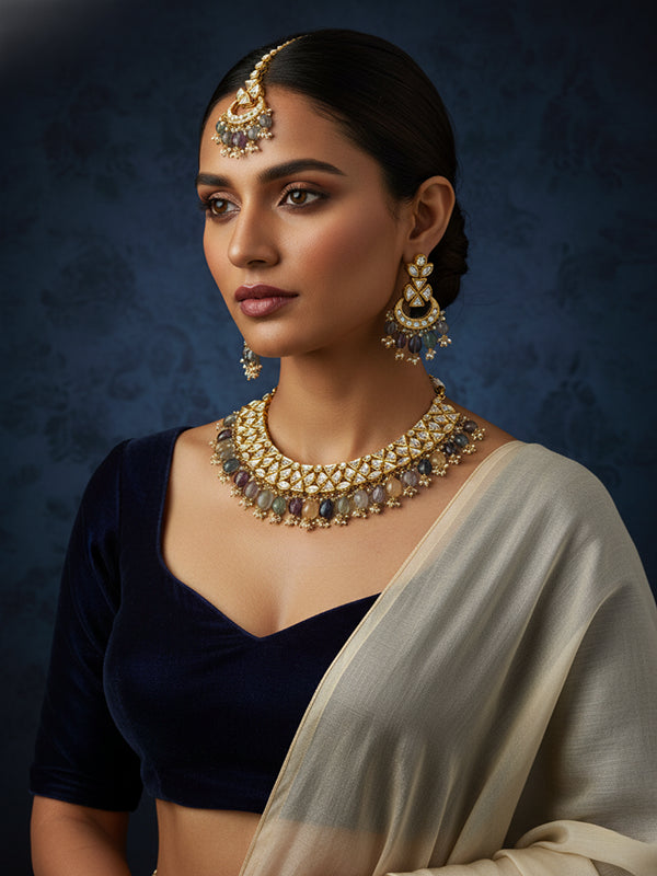 Mehar Kundan Set - Minaki