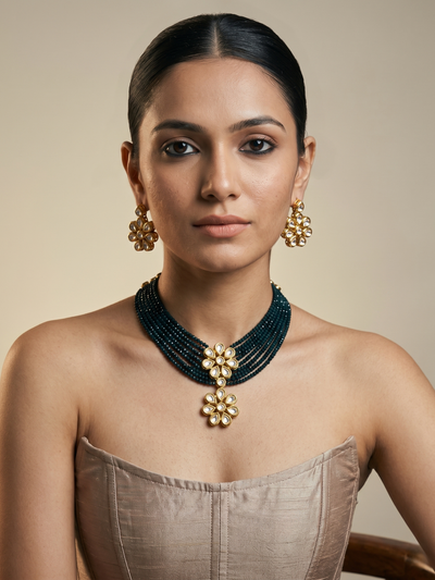 Meherza Kundan Set - Minaki