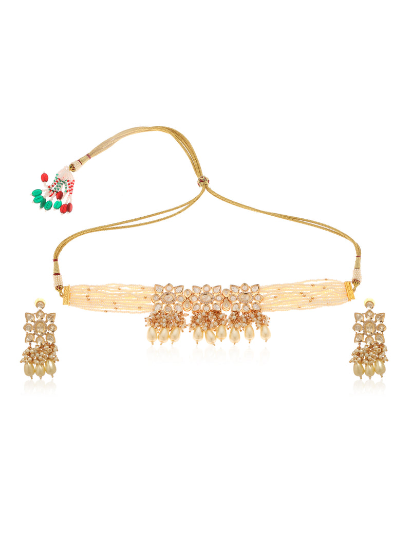 Nafisa Kundan Choker Set - Minaki
