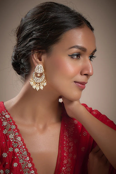 Nazar-e-Noor Kundan Earrings - Minaki