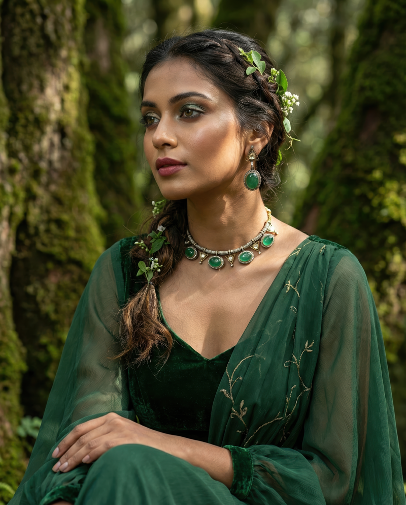 Noor-e-Zamarrud Set - Minaki
