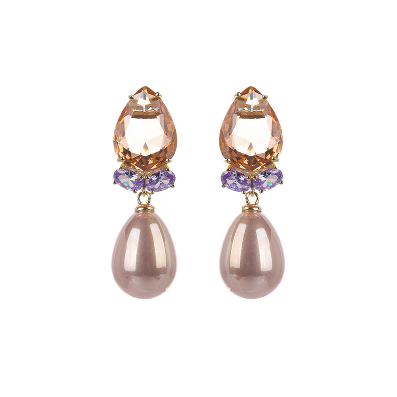 Opulent Citrine Pearls - Minaki