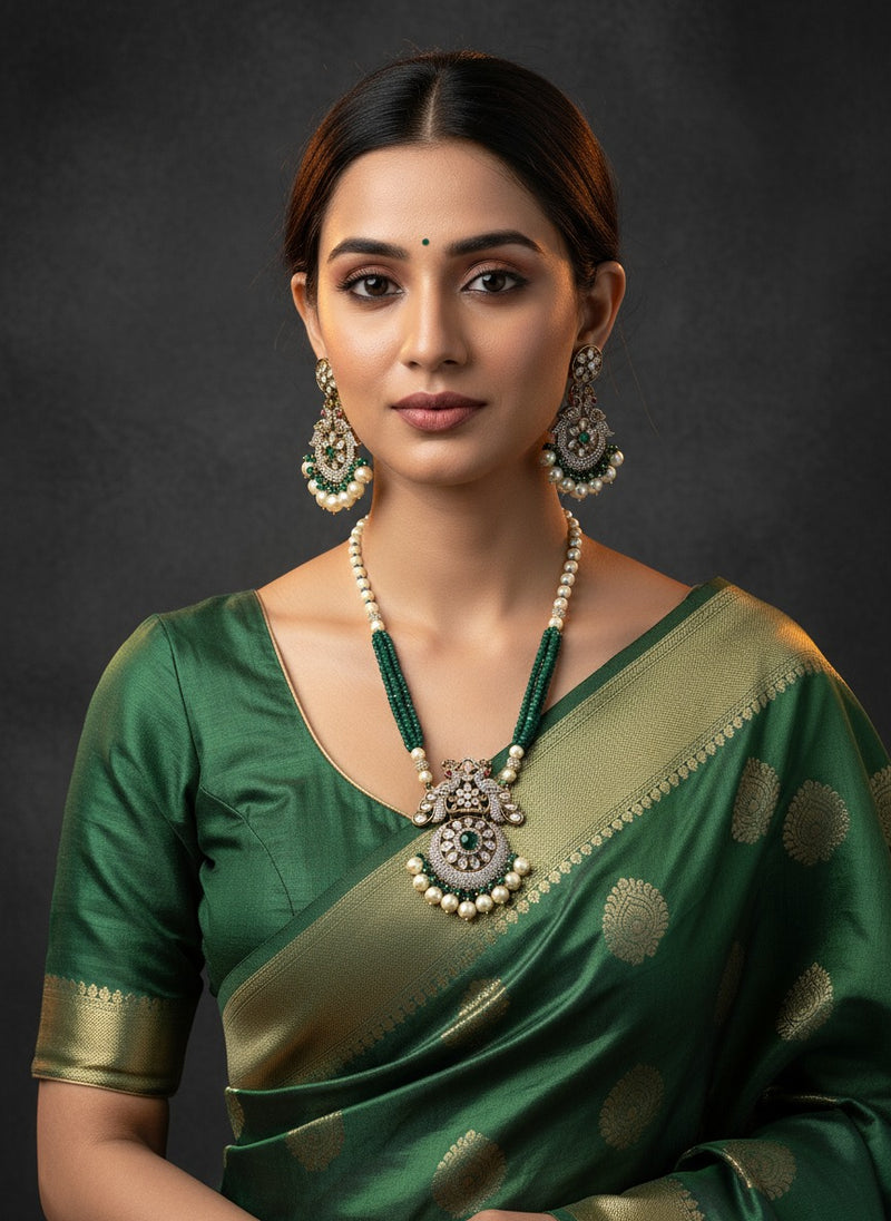 Peacock Grace Antique Long Sets - Minaki