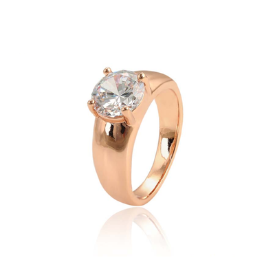 Radiant Solitaire Ring - Minaki