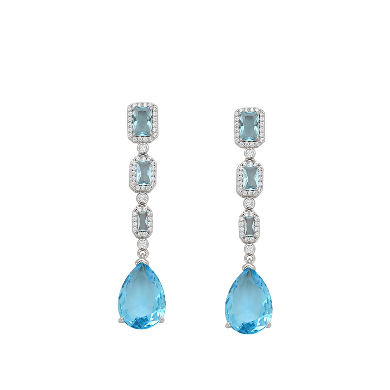 Raindrop Danglers - Minaki