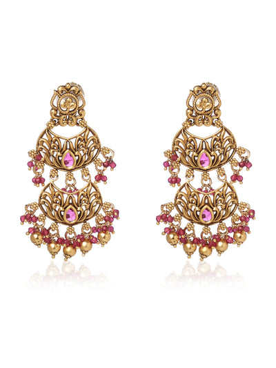 Rajmudra Jhumke Earrings - Minaki