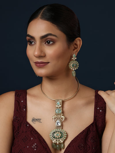 Rajsi Kundan Haar Set - Minaki