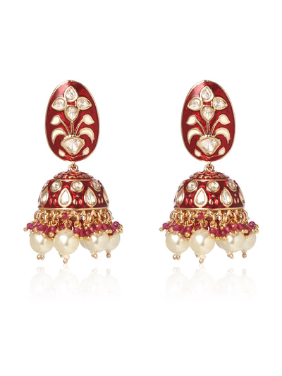 Ratnaprabha Jhumka Earrings - Minaki