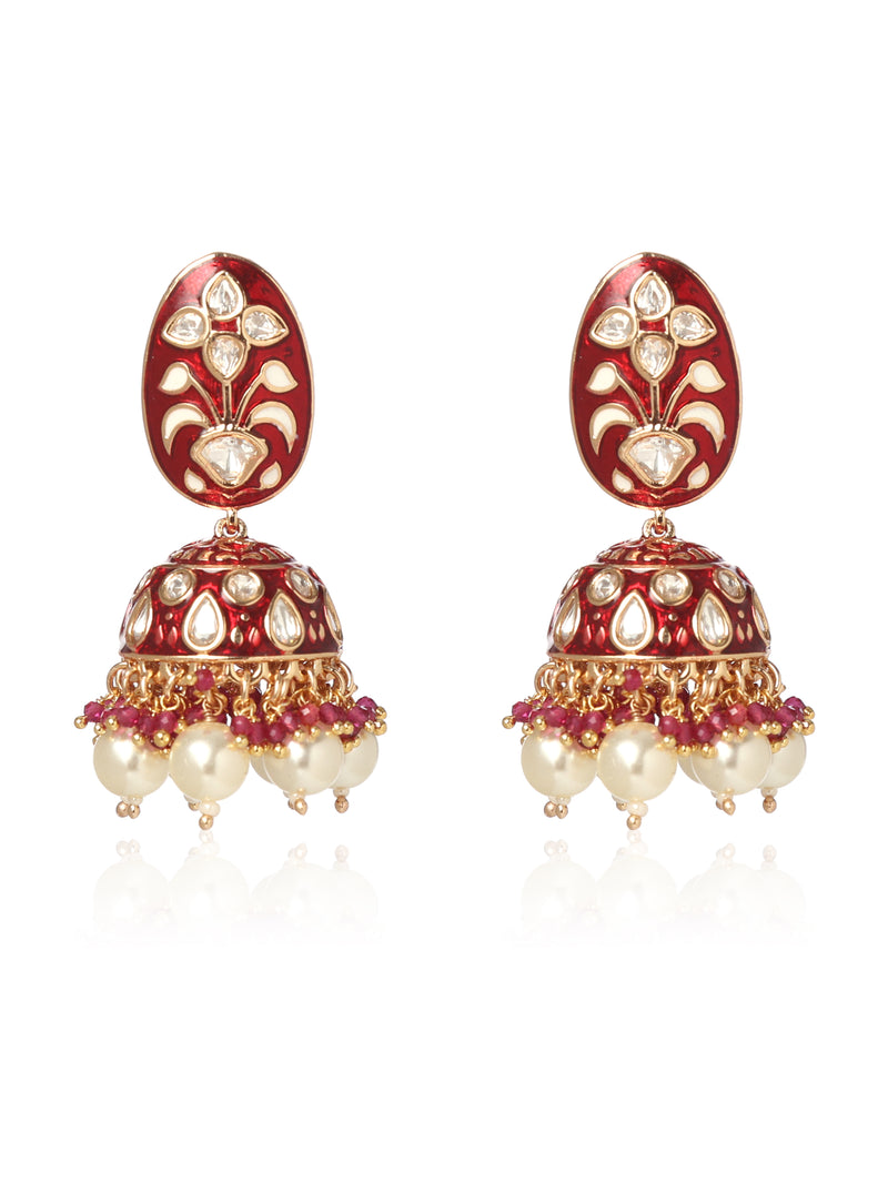 Ratnaprabha Jhumka Earrings - Minaki