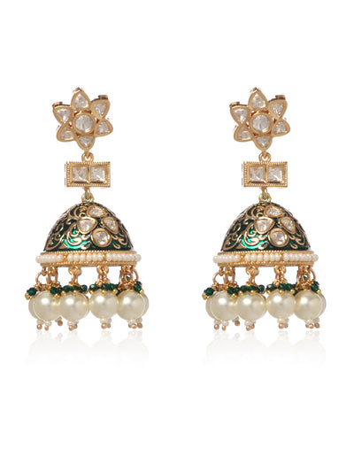 Roopvati Jhumka Earrings - Minaki