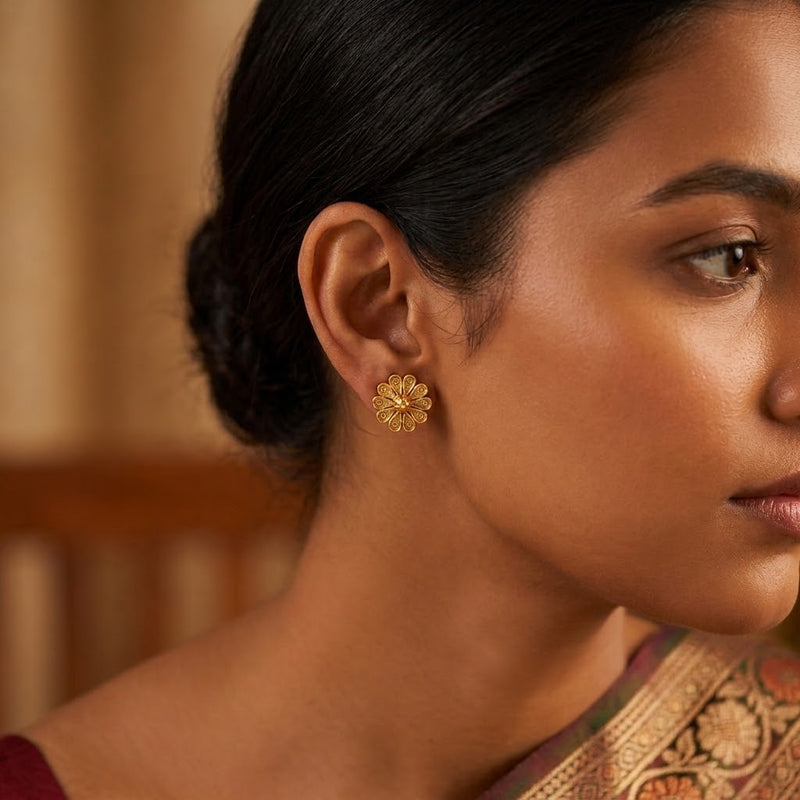 Sadabahar Ear Studs - Minaki