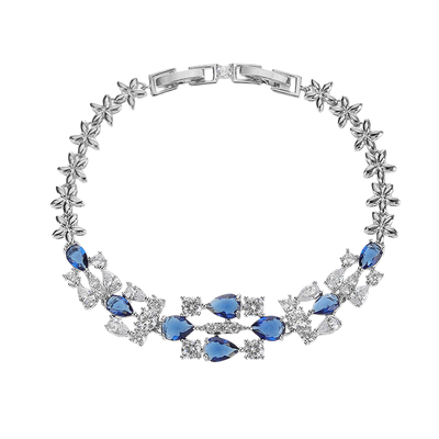 Sapphire Blossom Bracelet - Minaki