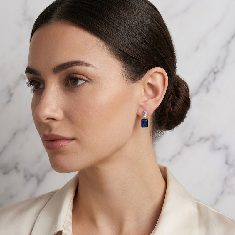 Sapphire Élan Earrings - Minaki
