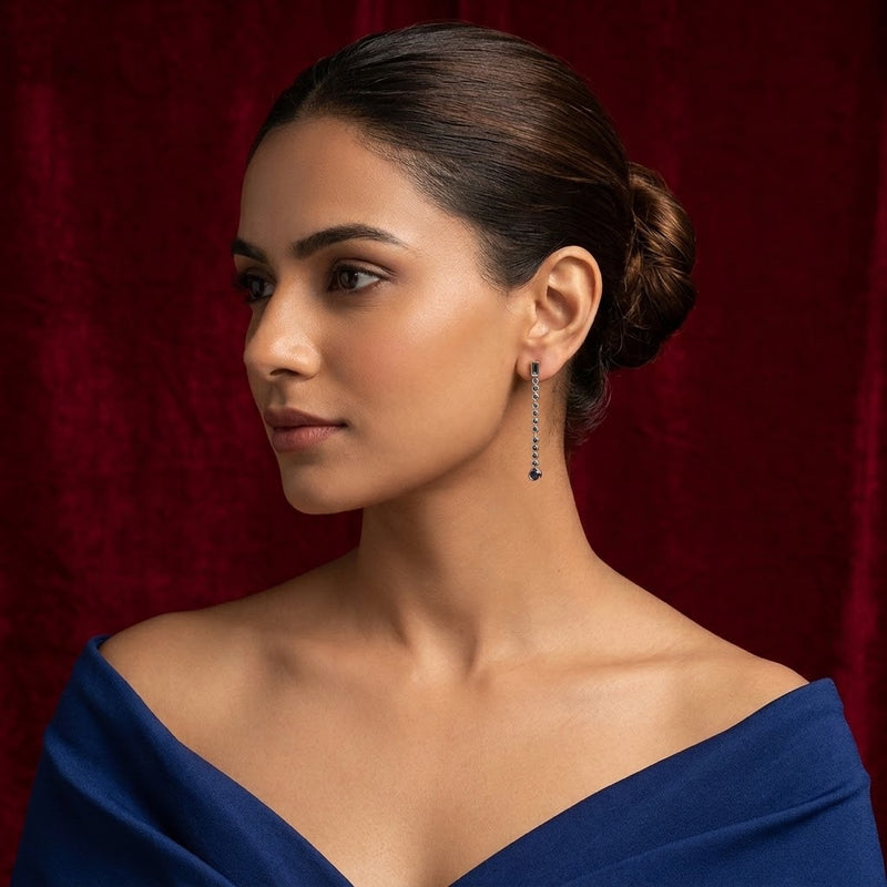 Sapphire Linea Earrings - Minaki