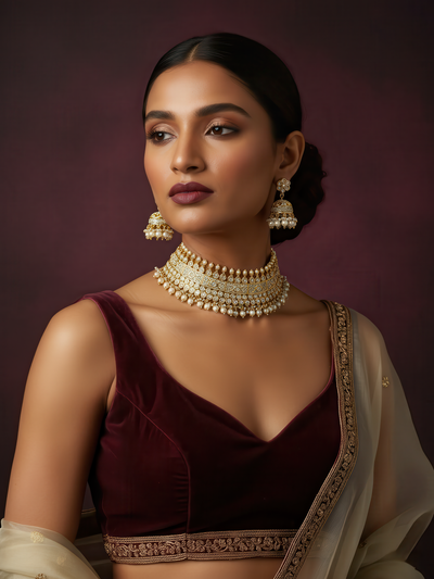 Shab-e-Noor Choker Set - Minaki