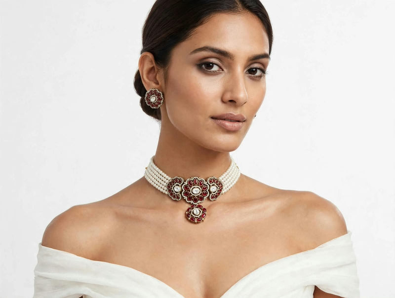 Shobha Choker Set - Minaki