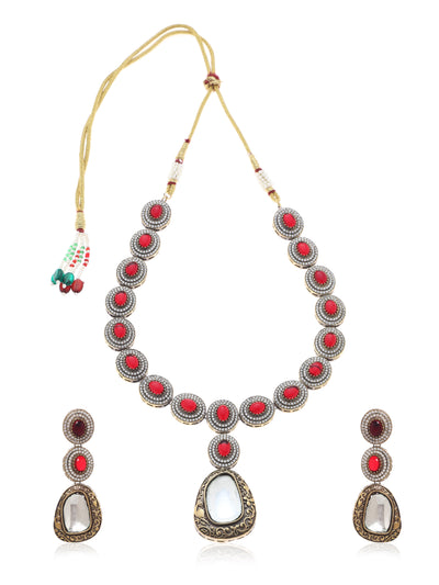 Shubhra Kundan Set - Minaki