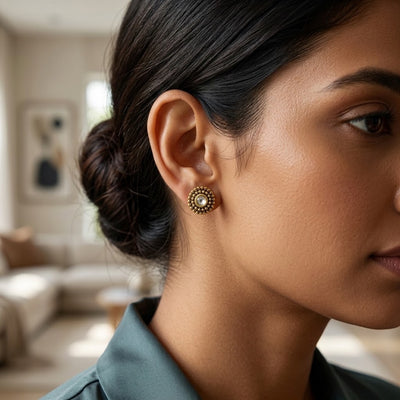 Shweta Temple Earring - Minaki