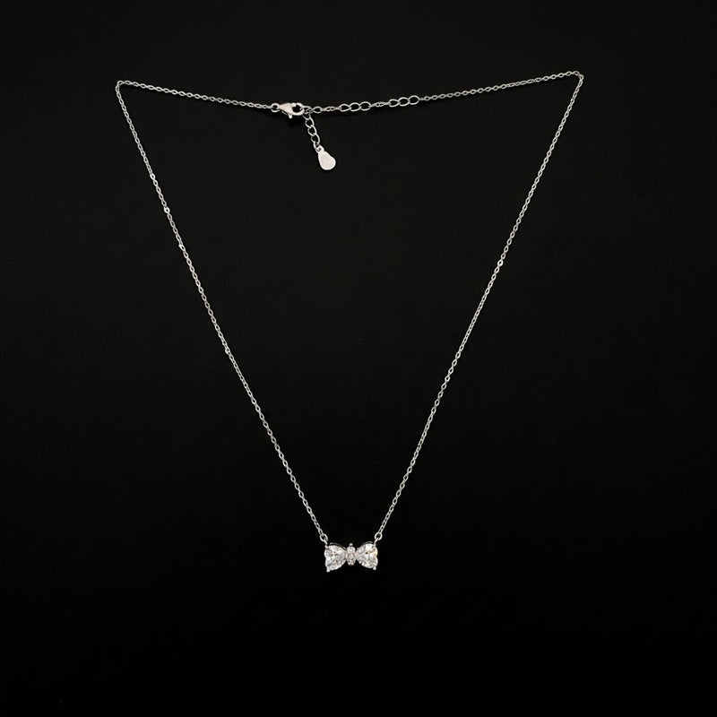 Silver Pendant Necklace - Minaki