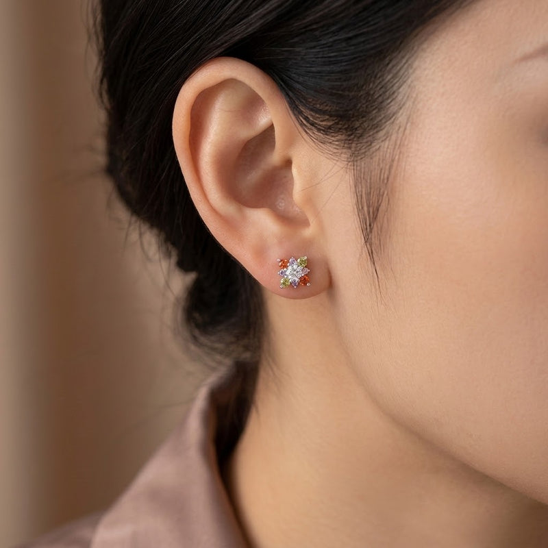 Smeraldina Stud Earrings - Minaki