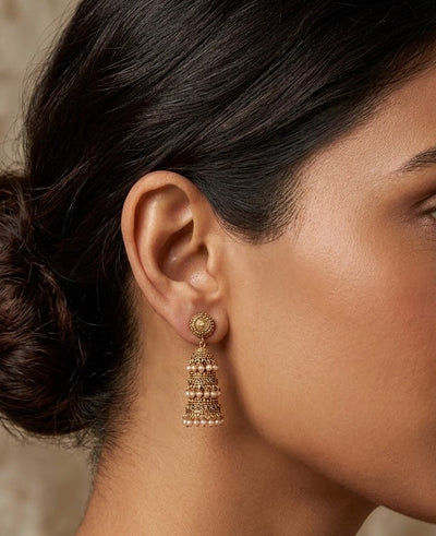 Sonam Jhumka Earrings - Minaki