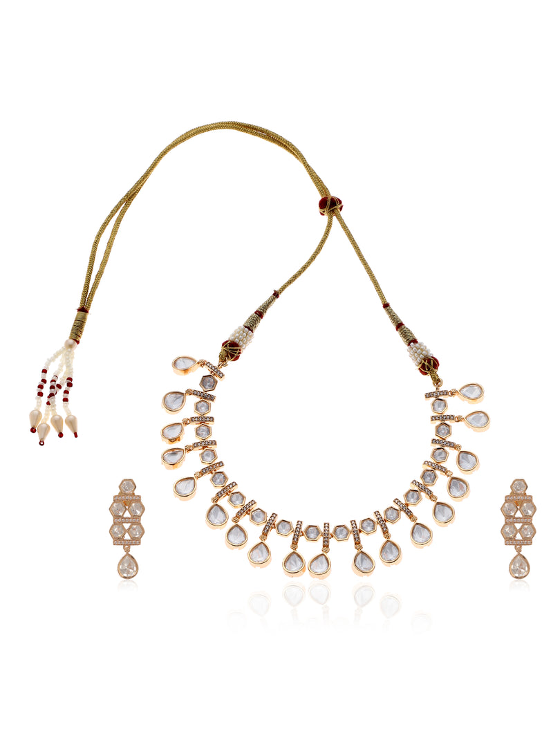 Sunehri  Kundan Set - Minaki