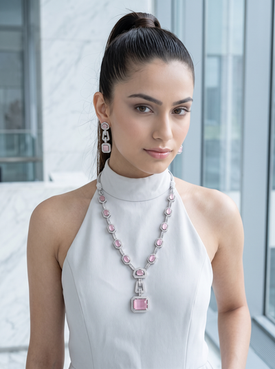 The Blush Legacy Necklace Set - Minaki