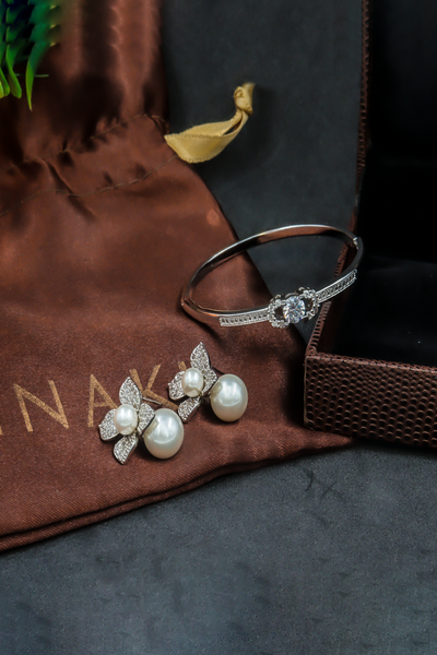 Minaki Trail Of Glitter Combo Jewelry Set - Minaki