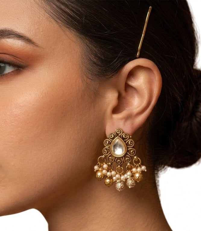 Vaidehi Heritage Earrings - Minaki