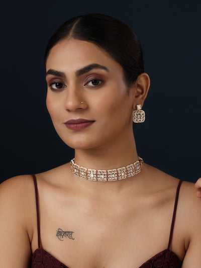 Vanshratna kundan - Polki Choker Set - Minaki