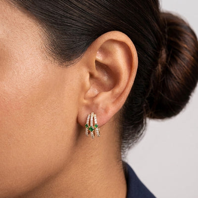 Verdeluce Hoop Earrings - Minaki