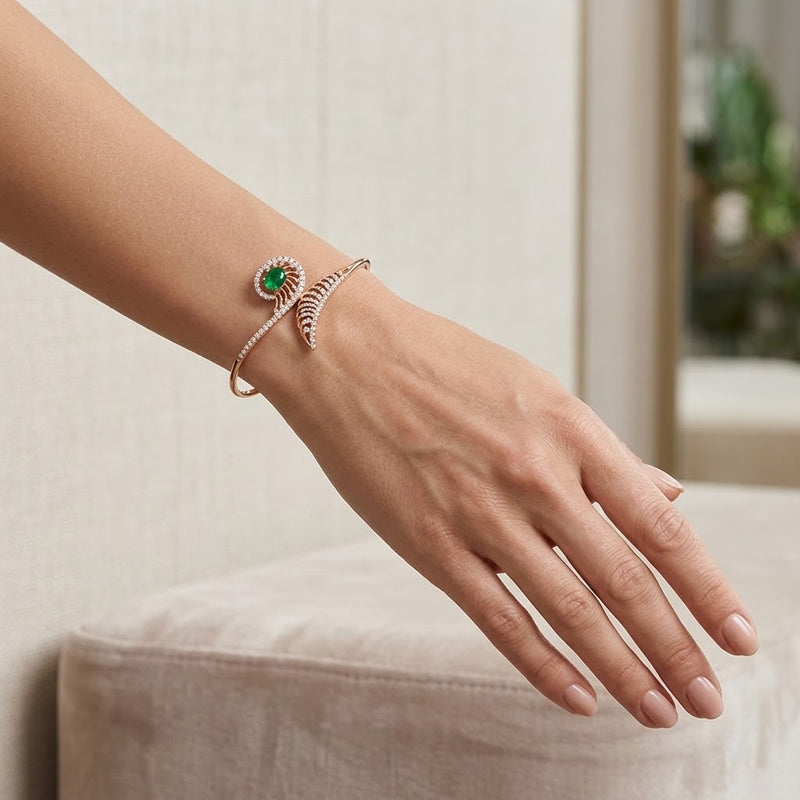 Viridia Bangle Bracelet - Minaki