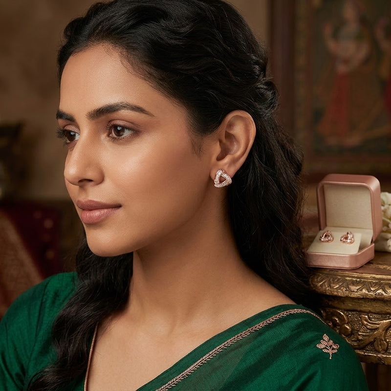 Ziva Stud Earrings - Minaki