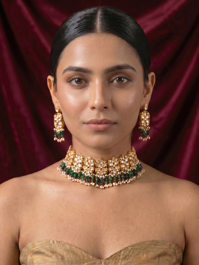 Zohra Polki Choker Set - Minaki