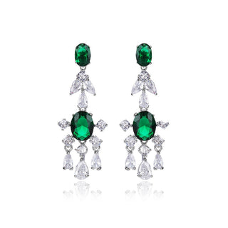 Emerald Eleganza Earrings