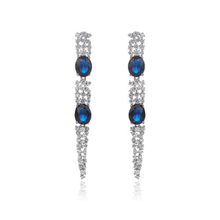 Carla-Sapphire Earrings