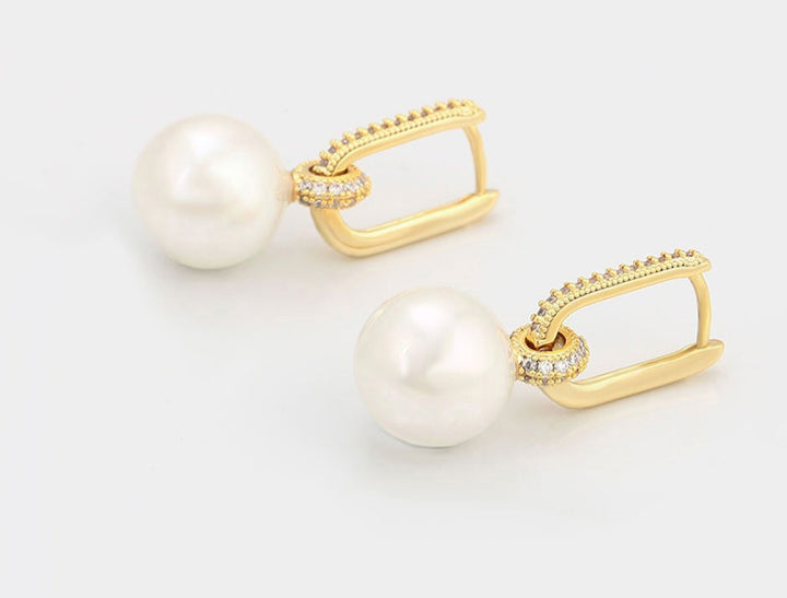 Minaki Ivory Pearl Drop Earrings