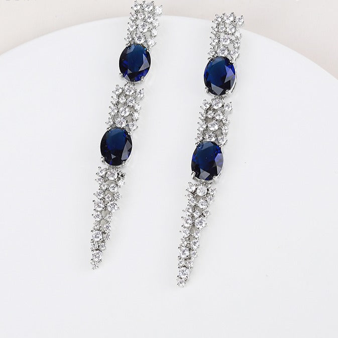 Minaki Carla-Sapphire Earrings