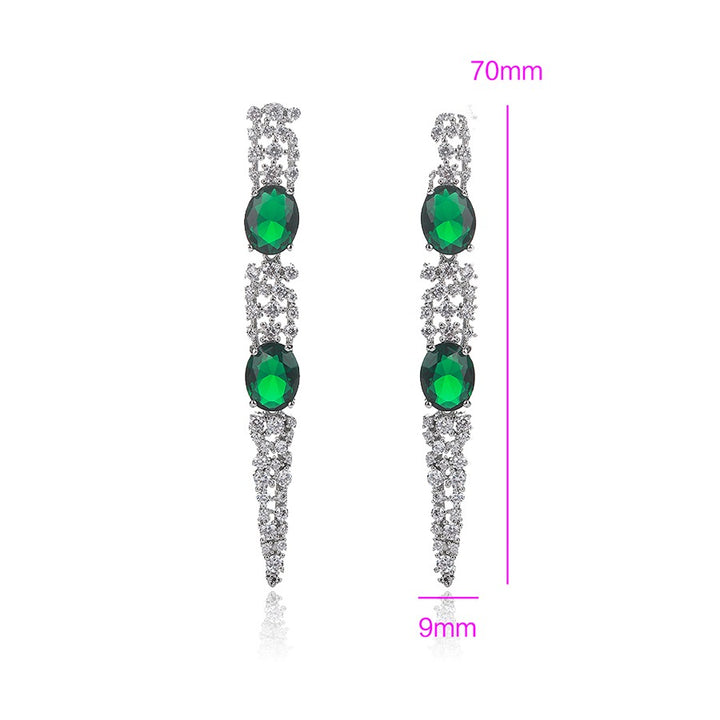 Minaki Carla - Emerald Earrings