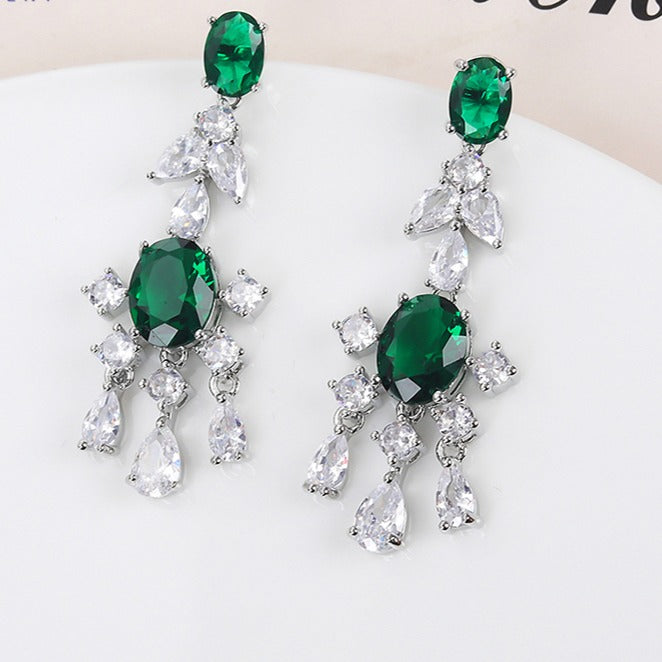 Minaki Emerald Eleganza Earrings