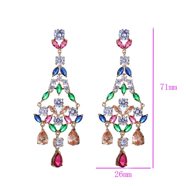 Minaki Multi-Color Eleganza Earrings
