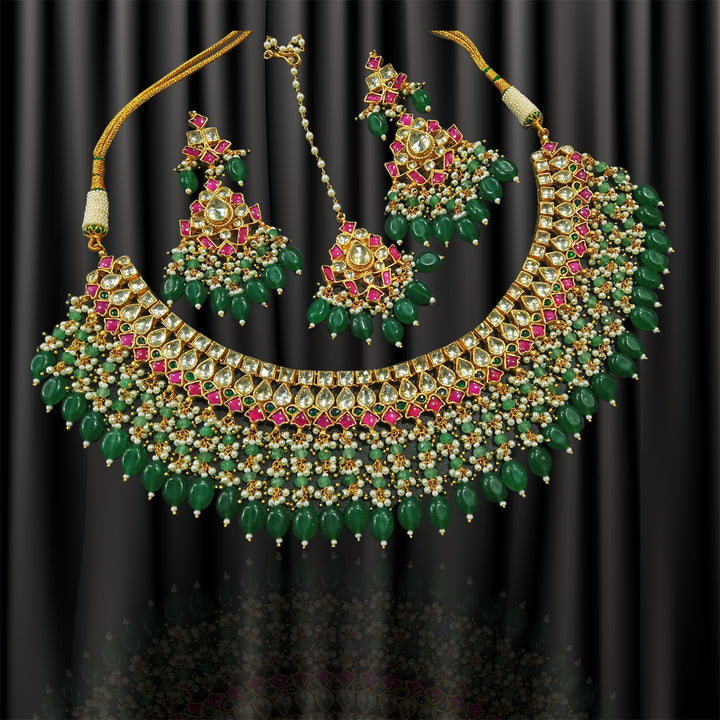 Minaki Kashish Kundan Set - Gehna Collection