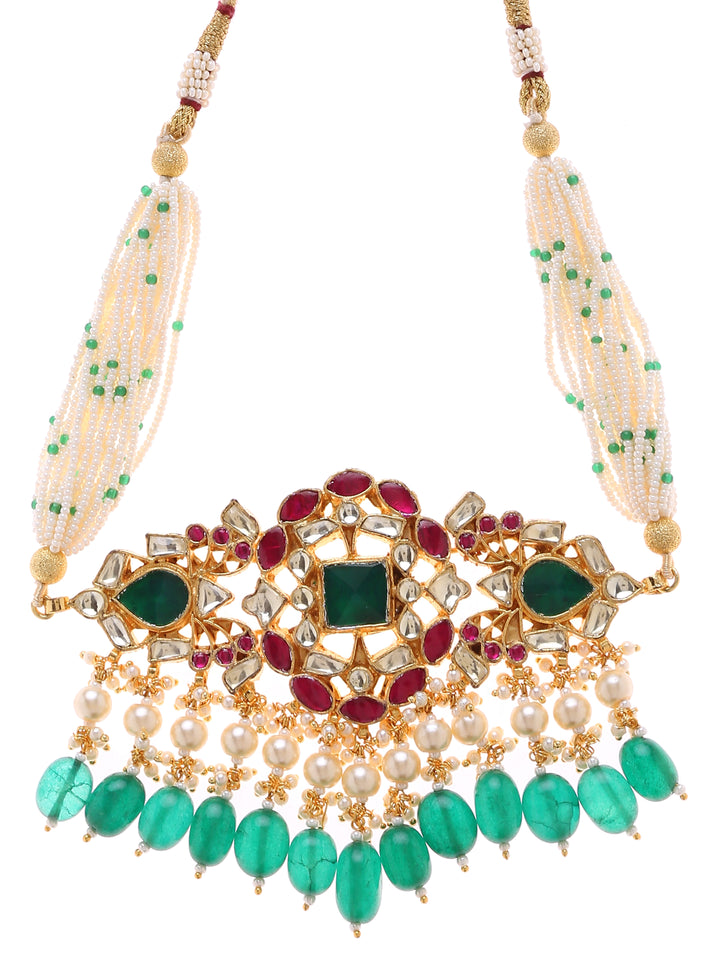 Minaki Lavanya Kundan Choker Set