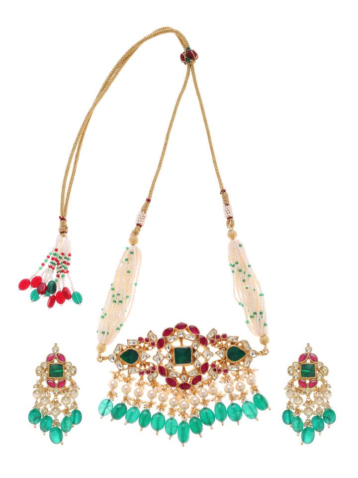 Minaki Lavanya Kundan Choker Set